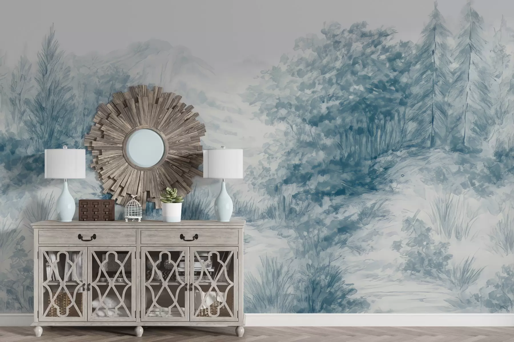 τοιχογραφίες Πολύχρωμα περιγράμματα w04572