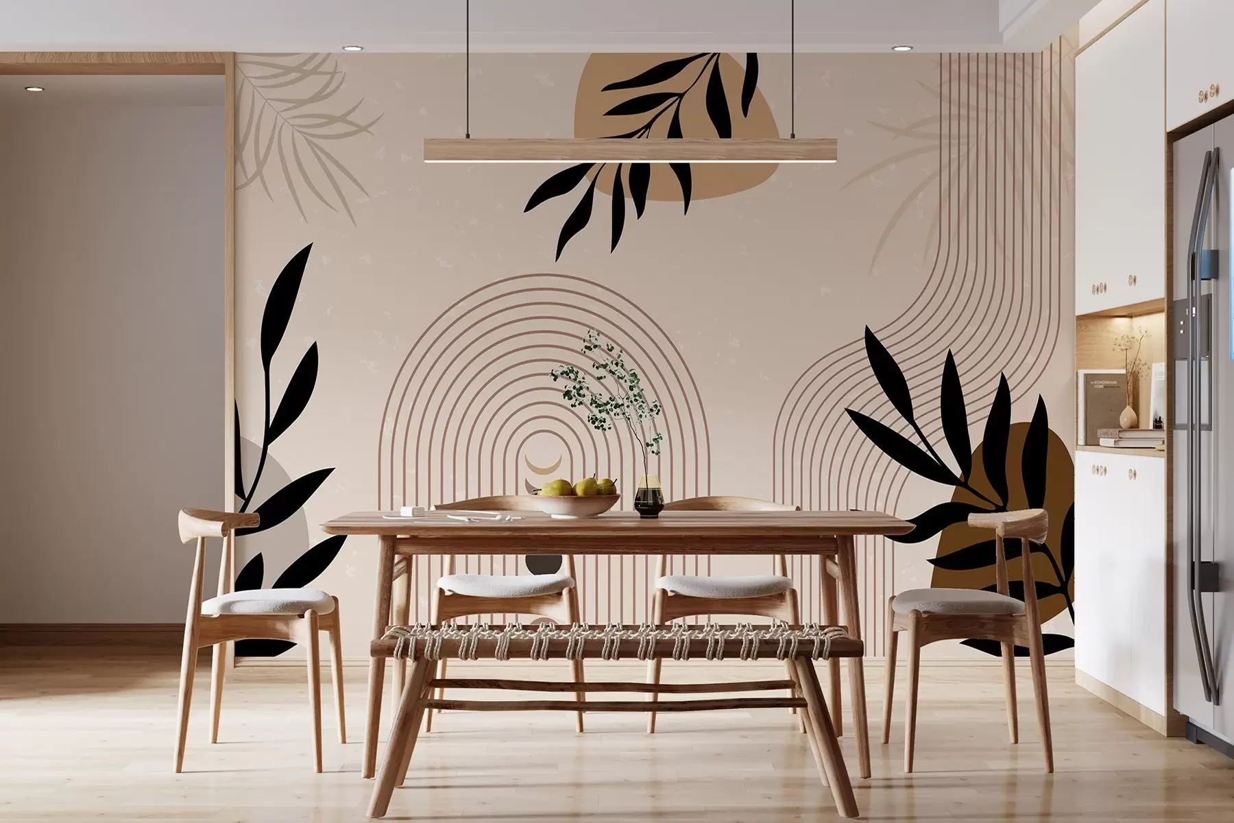 τοιχογραφίες Περίληψη με φυτά w04745