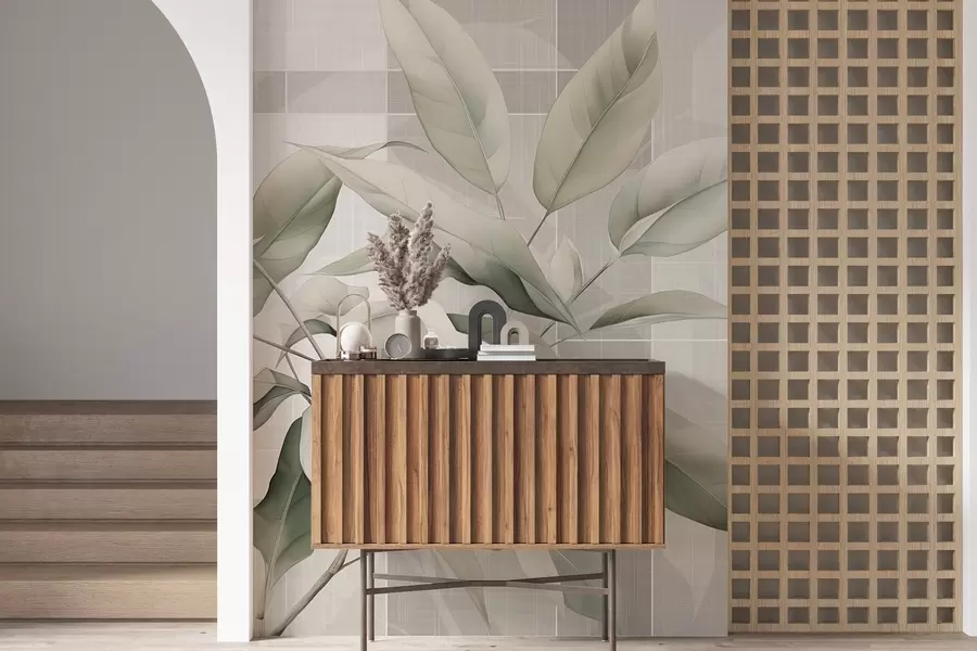 τοιχογραφίες Χαριτωμένο κλαδί δέντρου w04840