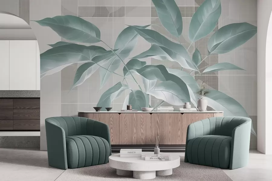 τοιχογραφίες Χαριτωμένο κλαδί δέντρου w04840v3