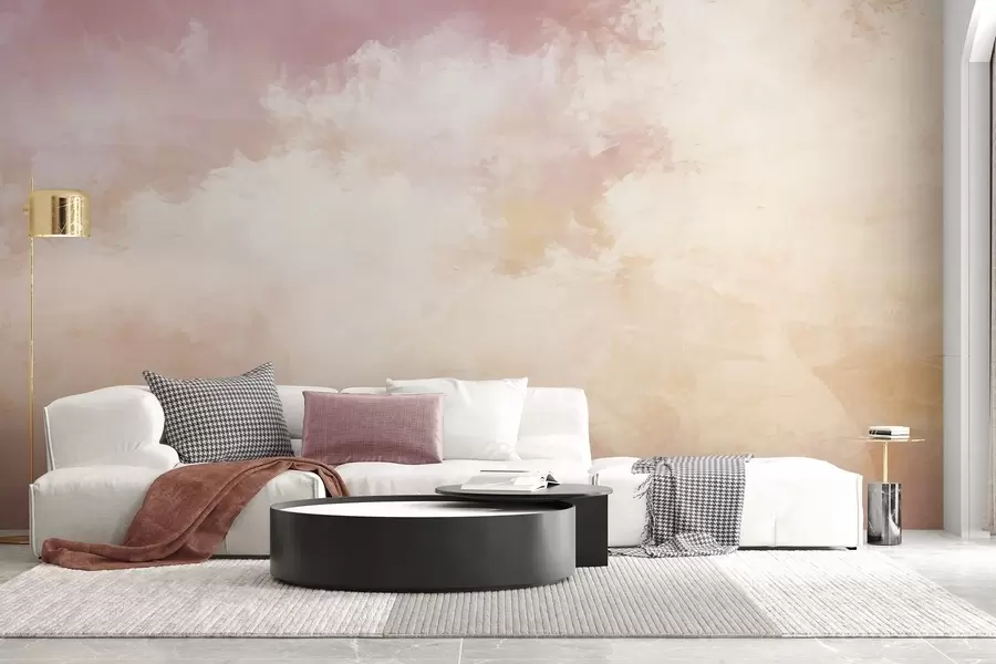 τοιχογραφίες Αφηρημένη εικόνα σύννεφων σε στυλ loft w04841v1