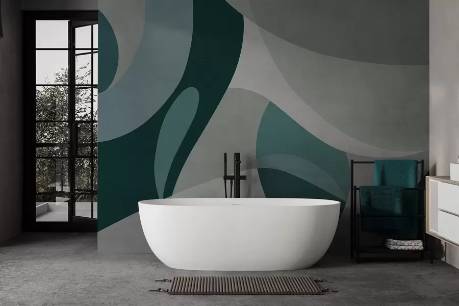 τοιχογραφίες Γεωμετρική αφαίρεση w04843v2