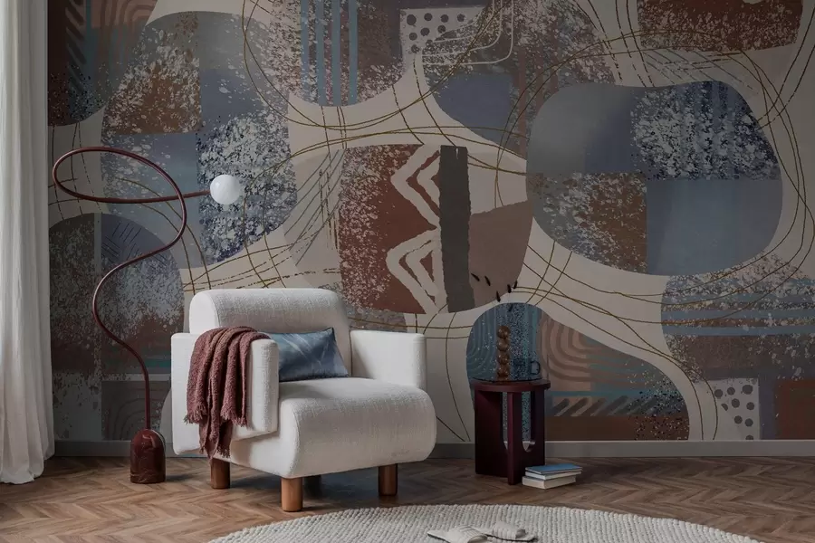 τοιχογραφίες σύγχρονη αφαίρεση w04871