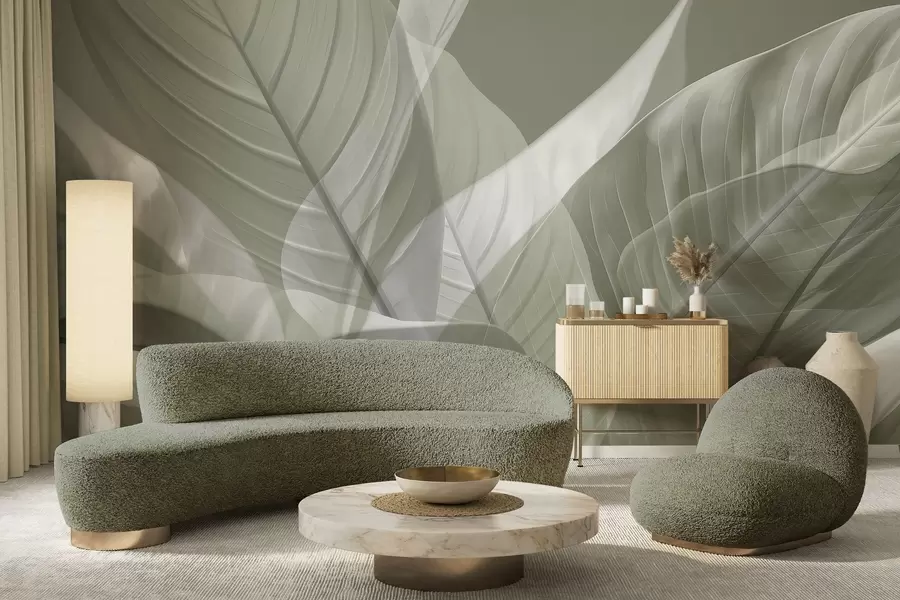 τοιχογραφίες Μεγάλα φύλλα w04901