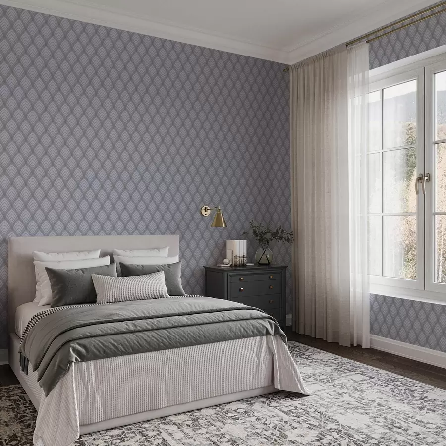 τοιχογραφίες Ογκομετρικές καμάρες που μοιάζουν με κλίμακα του γκρι με απαλή κλίση a00989