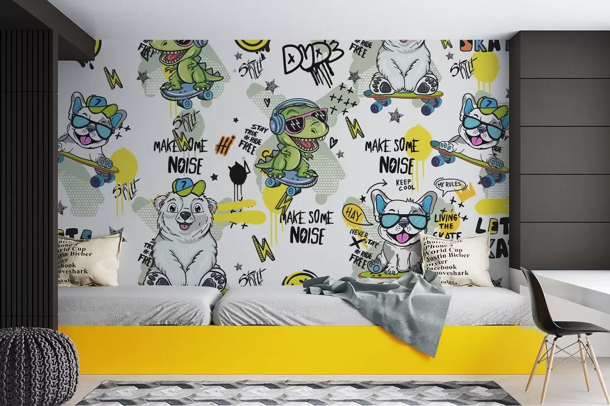 τοιχογραφίες Παραμυθένιοι χαρακτήρες w04940v1