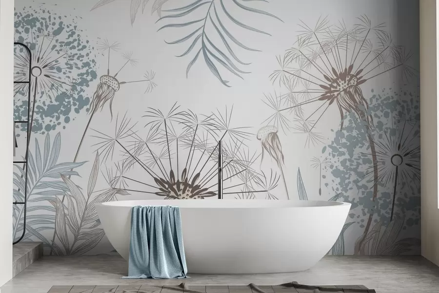 τοιχογραφίες Πικραλίδες ανάμεσα στο φύλλωμα w04942