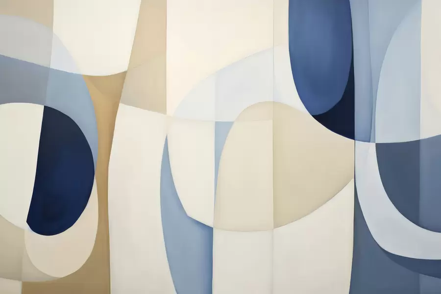 τοιχογραφίες Γεωμετρία με ακουαρέλα w04837