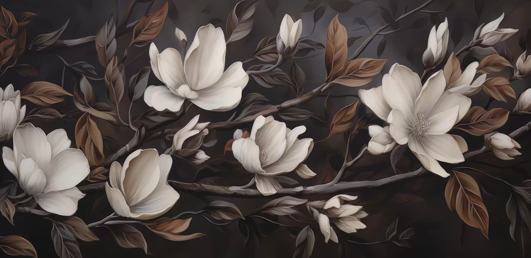 τοιχογραφίες Κομψό κλαδί δέντρου w04950