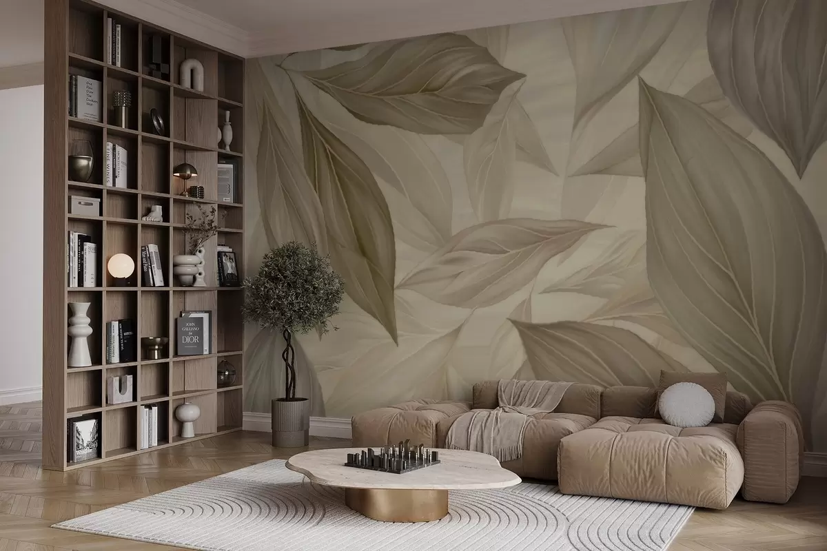 τοιχογραφίες Αφηρημένα λεπτεπίλεπτα φύλλα w04969