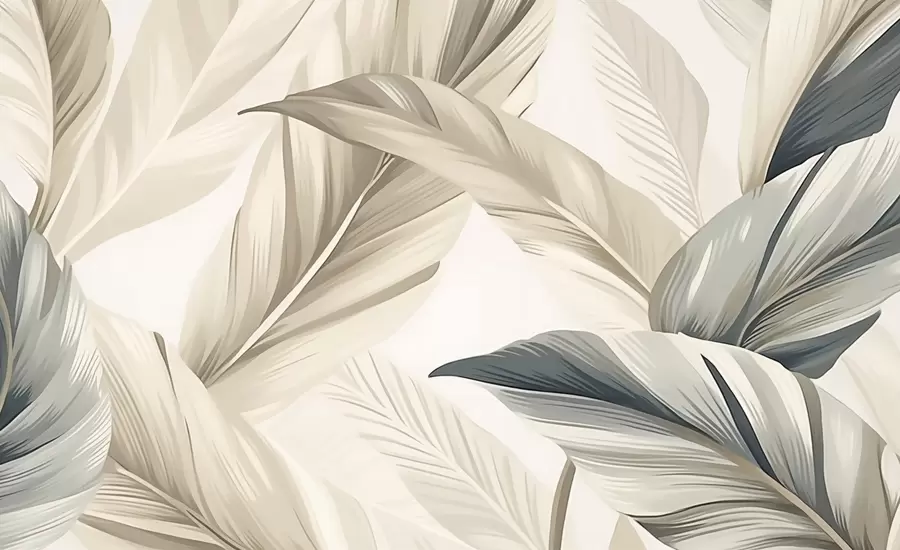 τοιχογραφίες Φύλλα μπανάνας w04988