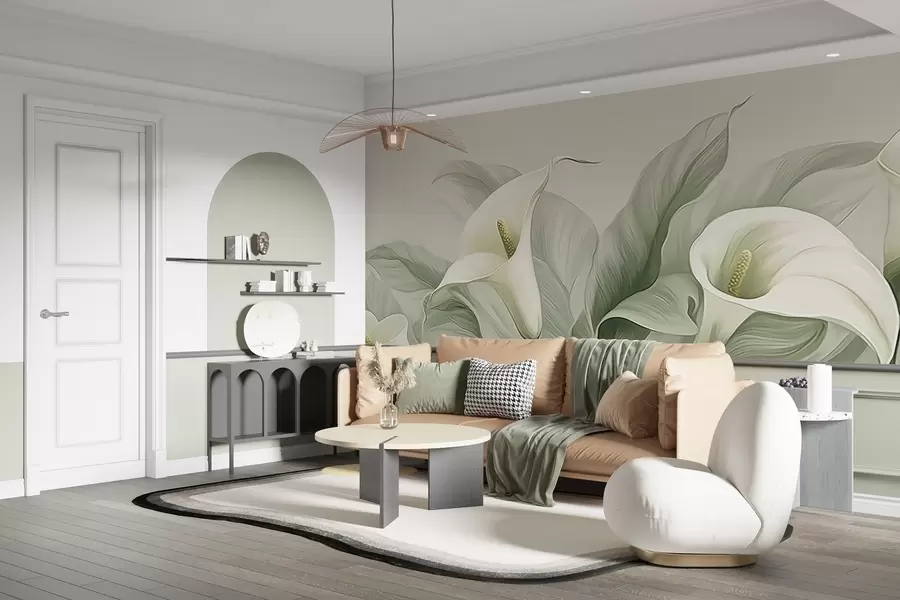 τοιχογραφίες Εξωτικά λουλούδια w05028