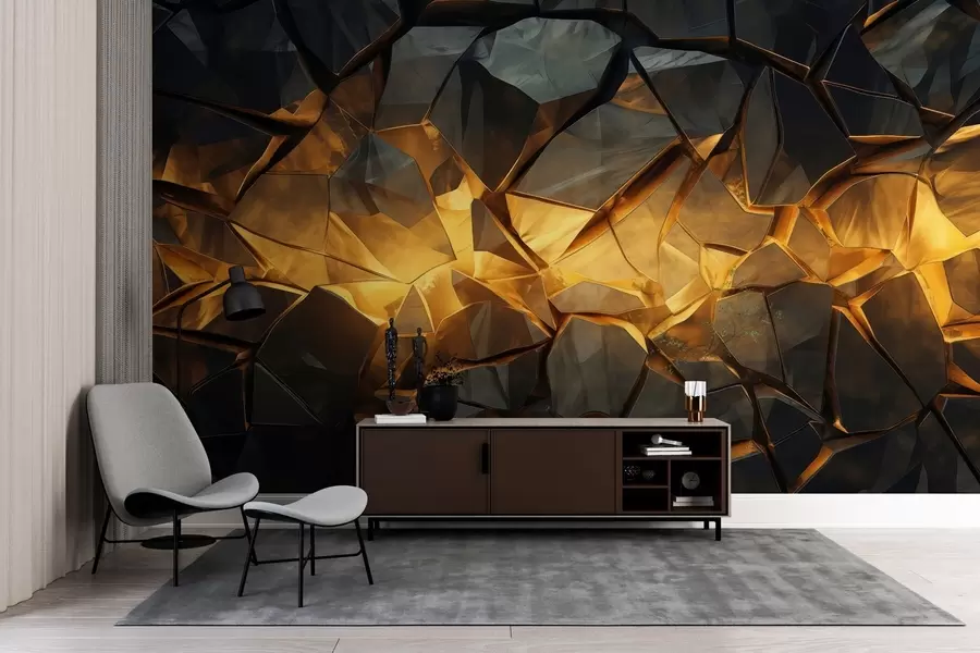 τοιχογραφίες Απομίμηση πέτρας με ακουαρέλα w05045