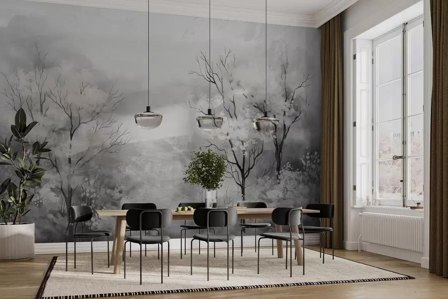 τοιχογραφίες Ελαφρύς ανάσα των δέντρων w05054