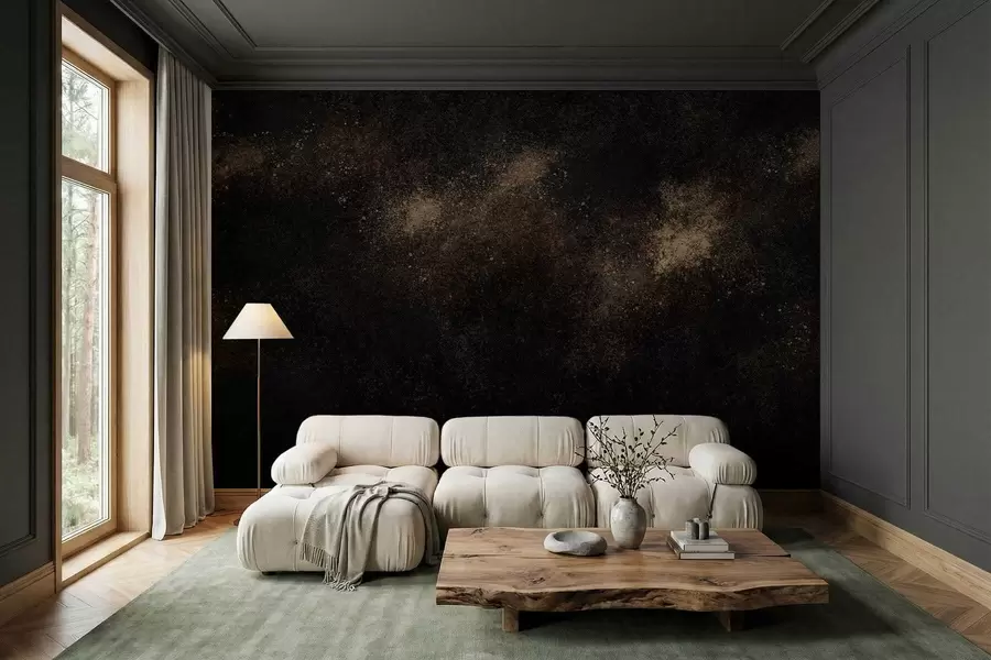 τοιχογραφίες Σκούρα αφηρημένη υφή με κοκκώδες εφέ w05058