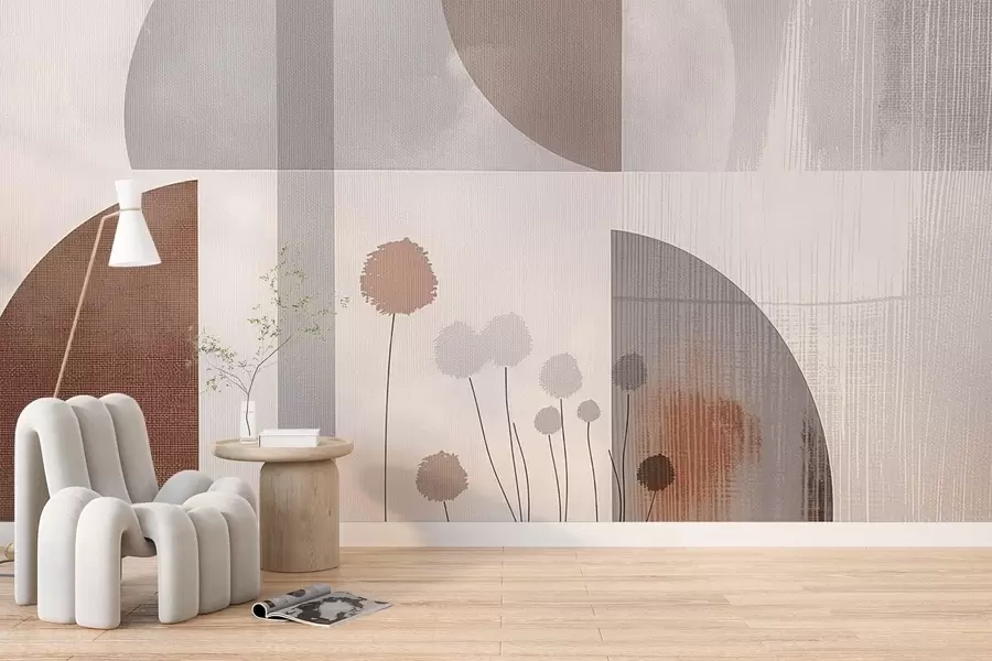 τοιχογραφίες Λουλούδια και υφή w09627v1