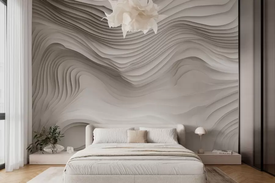 τοιχογραφίες απομίμηση ογκωδών αναβαθμίδων σε μπεζ αποχρώσεις w05061v1