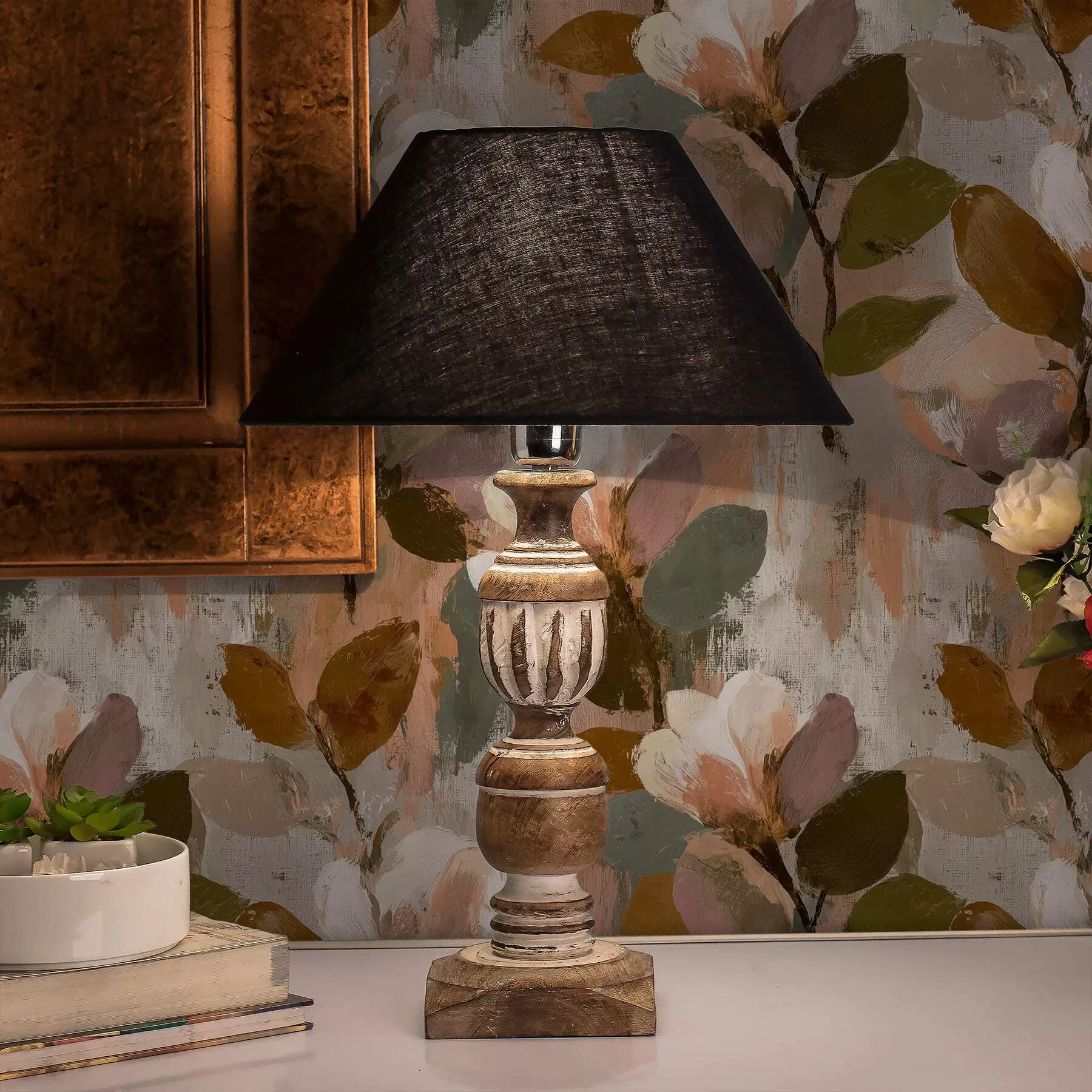 τοιχογραφίες Λουλουδάτες πινελιές a00968