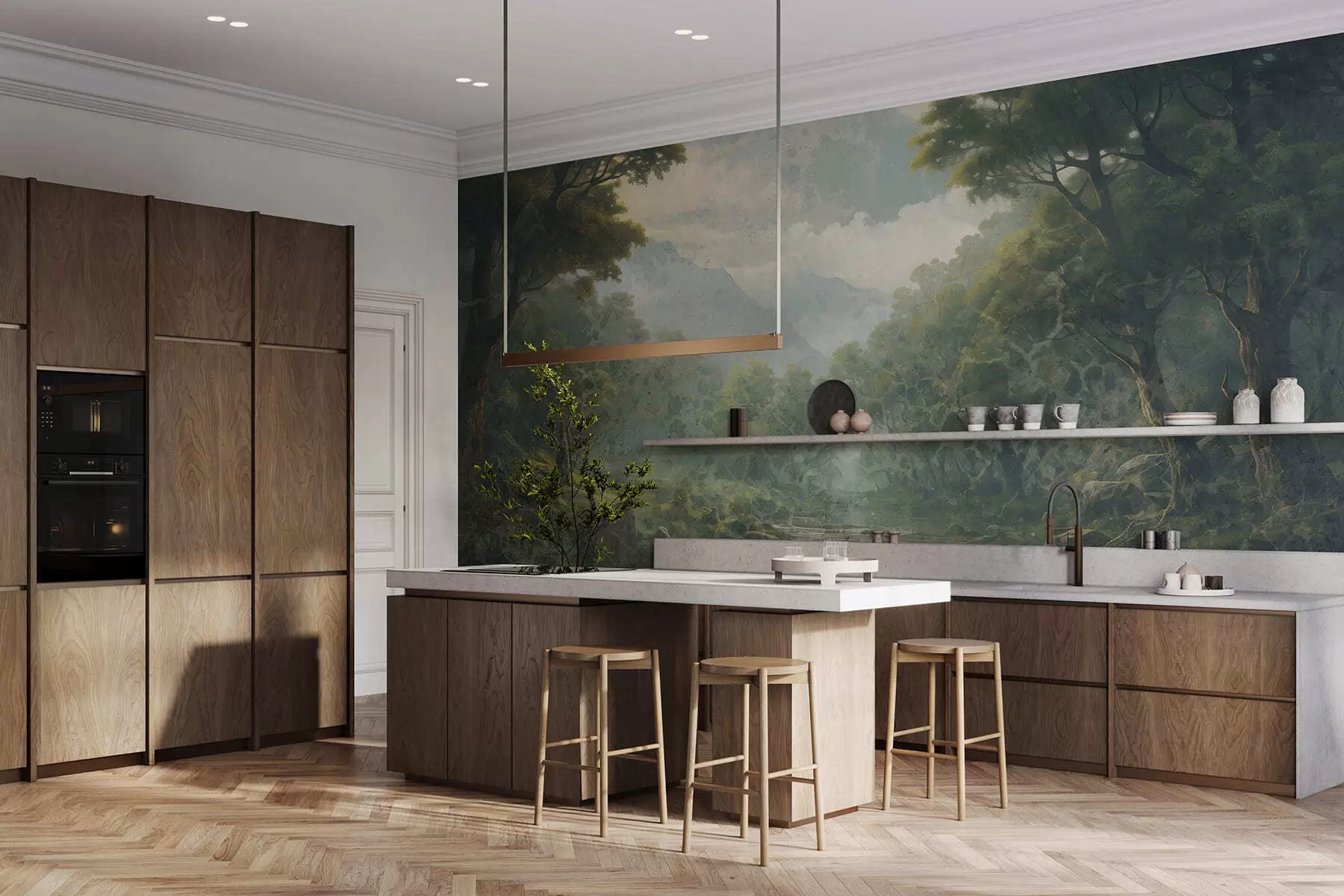 τοιχογραφίες Η σιωπή του δάσους w05171