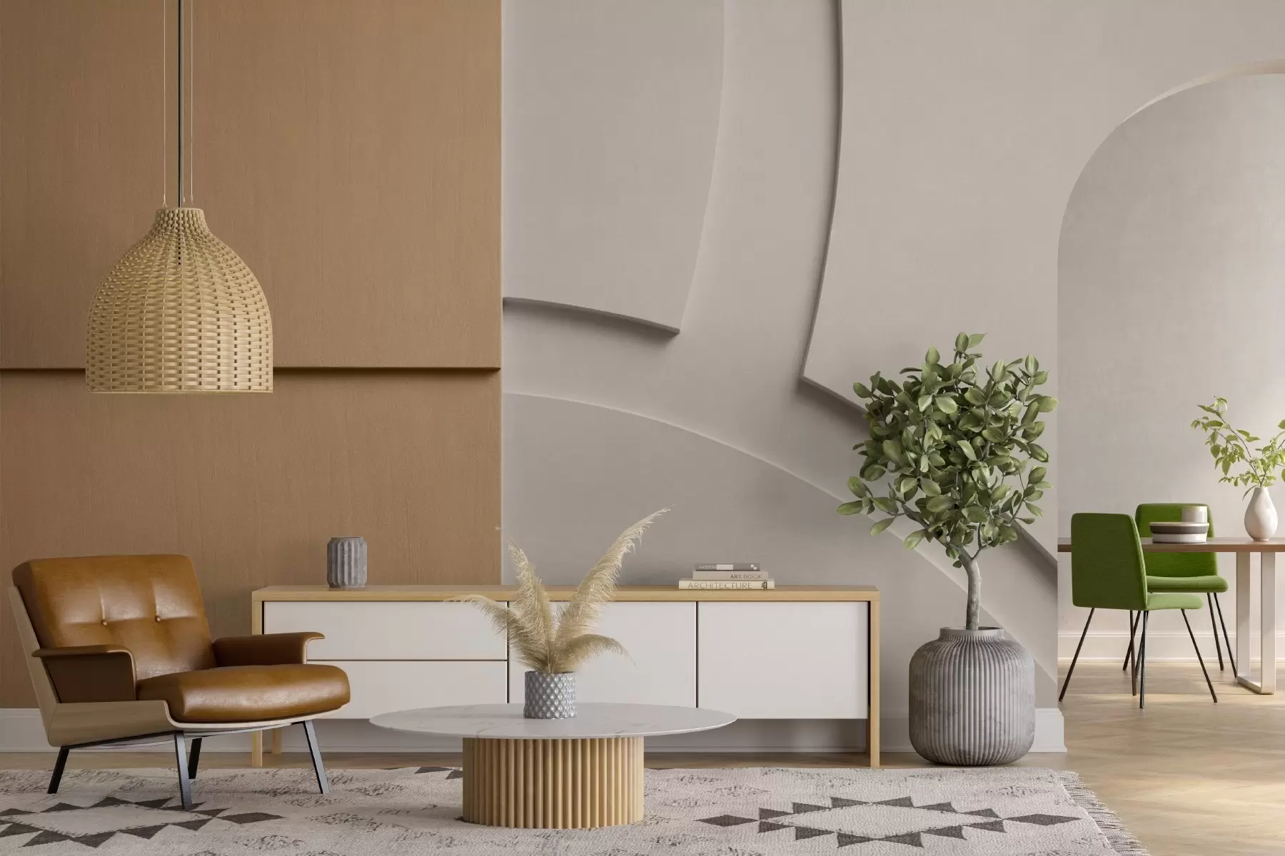 τοιχογραφίες Αφηρημένη σύνθεση w05205