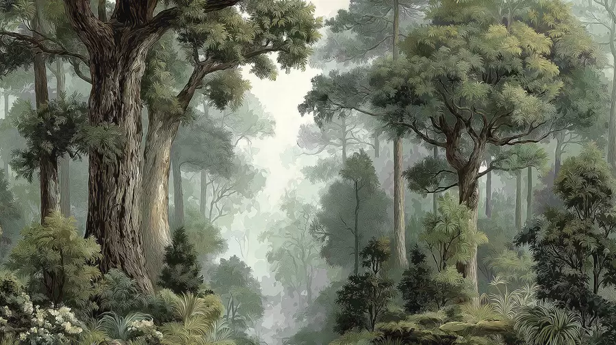 τοιχογραφίες Φυλλοβόλο δάσος w05196