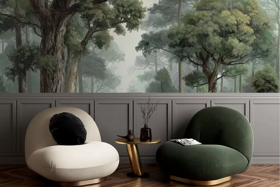 τοιχογραφίες Φυλλοβόλο δάσος w05196