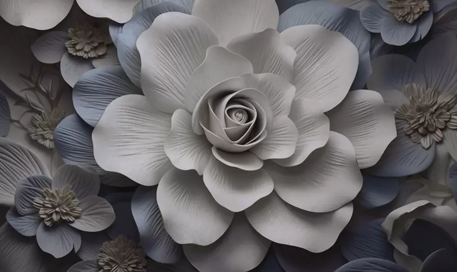 τοιχογραφίες Μεγάλο λουλούδι w09698