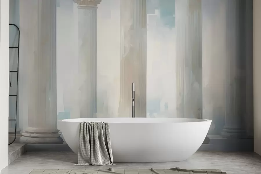 τοιχογραφίες Στήλες απομίμηση της ζωγραφικής w05228