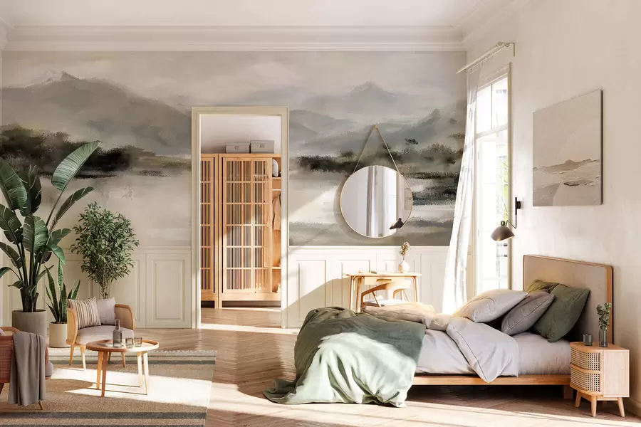 τοιχογραφίες Ζωγραφισμένα βουνά w05248