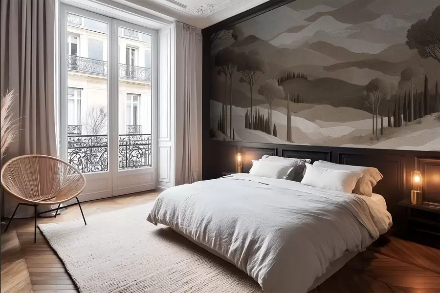 τοιχογραφίες Τοπίο σε στυλ ελαιογραφίας w05258v1