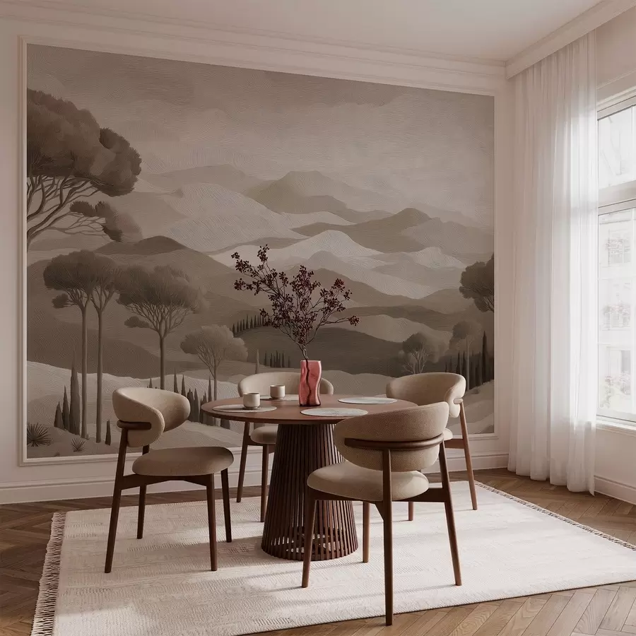 τοιχογραφίες Τοπίο σε στυλ ελαιογραφίας w05258v1