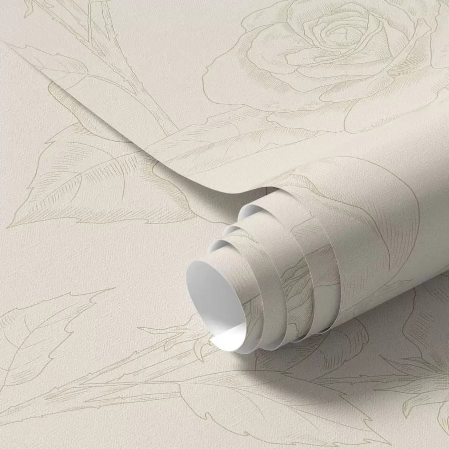 τοιχογραφίες Ανοιχτό ροζ μοτίβο σε μπεζ φόντο a01124