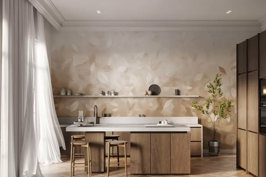 τοιχογραφίες Φυλλώδης ψίθυρος w05277