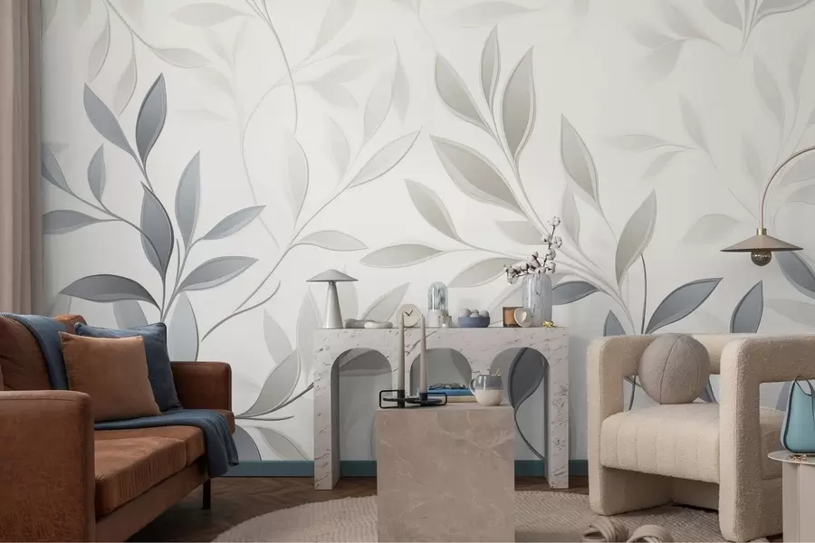 τοιχογραφίες Σιωπηλός ανάμεσα στα φύλλα w05279