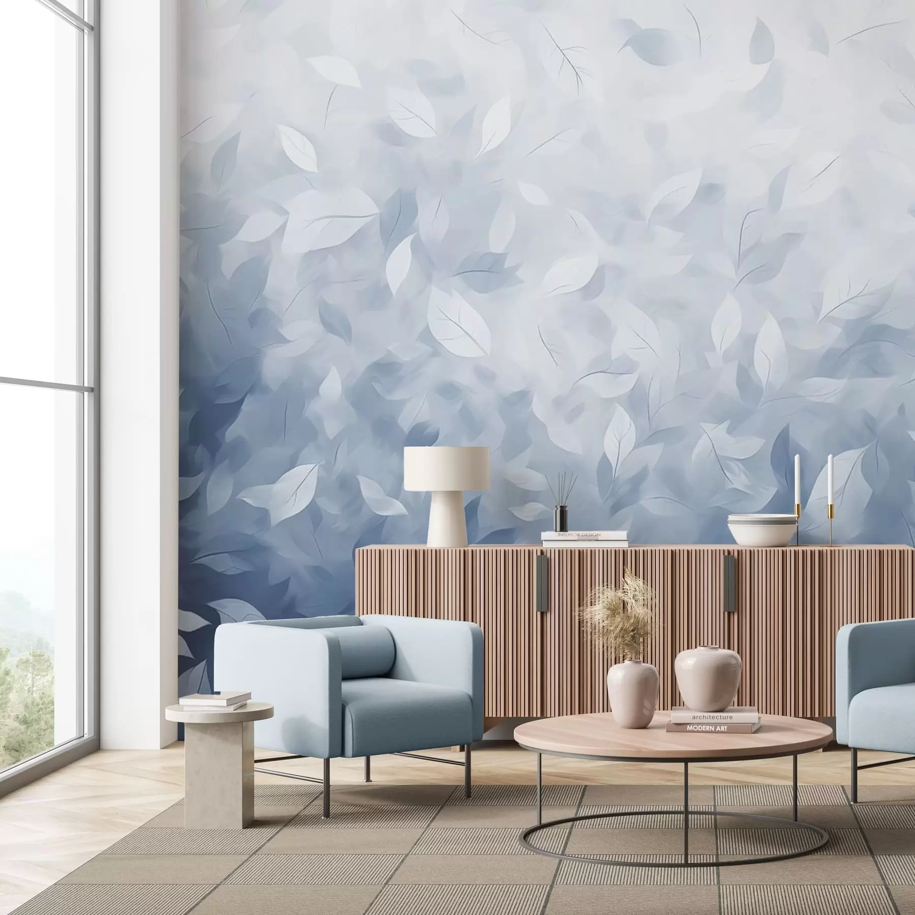 τοιχογραφίες Φυλλώδης ψίθυρος w05277v2