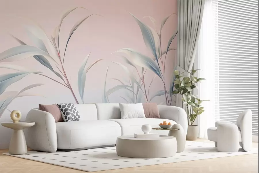 τοιχογραφίες Βασιλική κομψότητα των φύλλων w05361