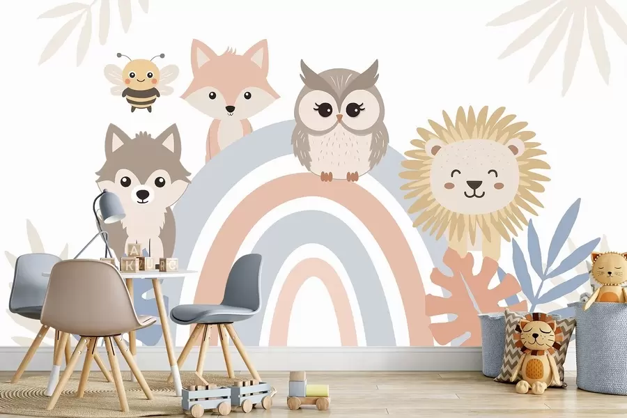 τοιχογραφίες Χαριτωμένα ζώα w05399v1