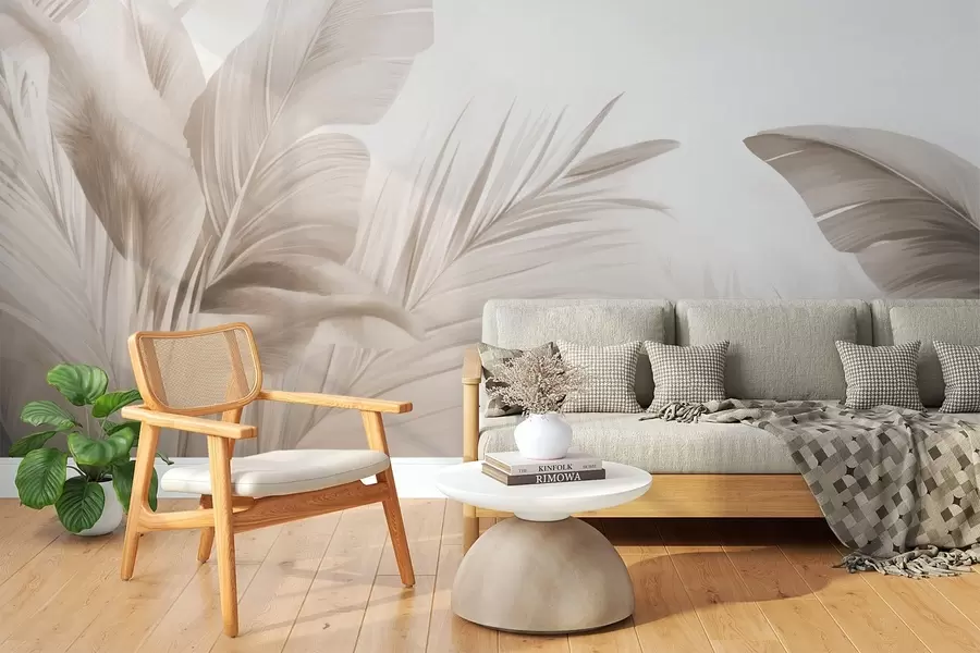 τοιχογραφίες Φύλλα μπανάνας, μακριά φύλλα w05377