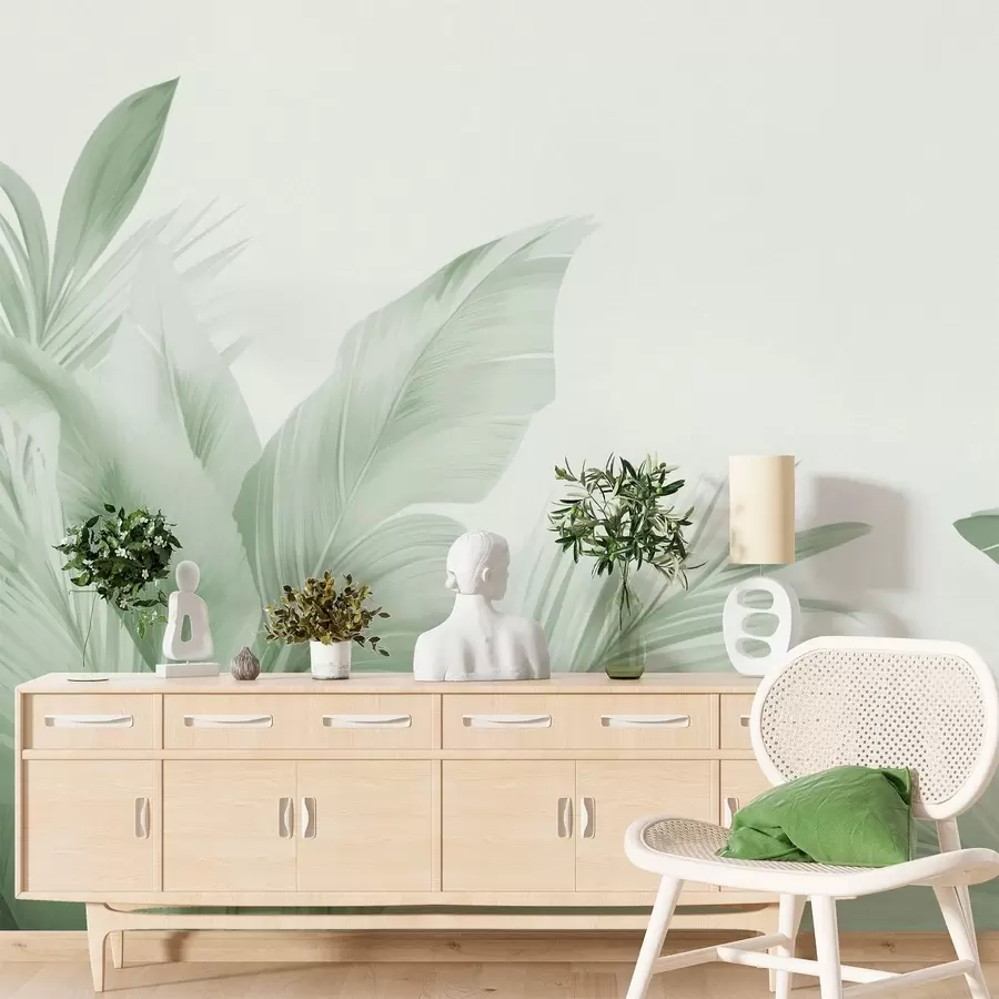 τοιχογραφίες Φύλλα μπανάνας, μακριά φύλλα w05377v3