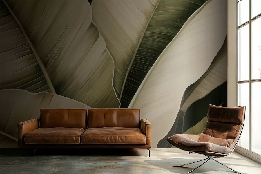 τοιχογραφίες Φύλλα μπανάνας, μακριά φύλλα w05403