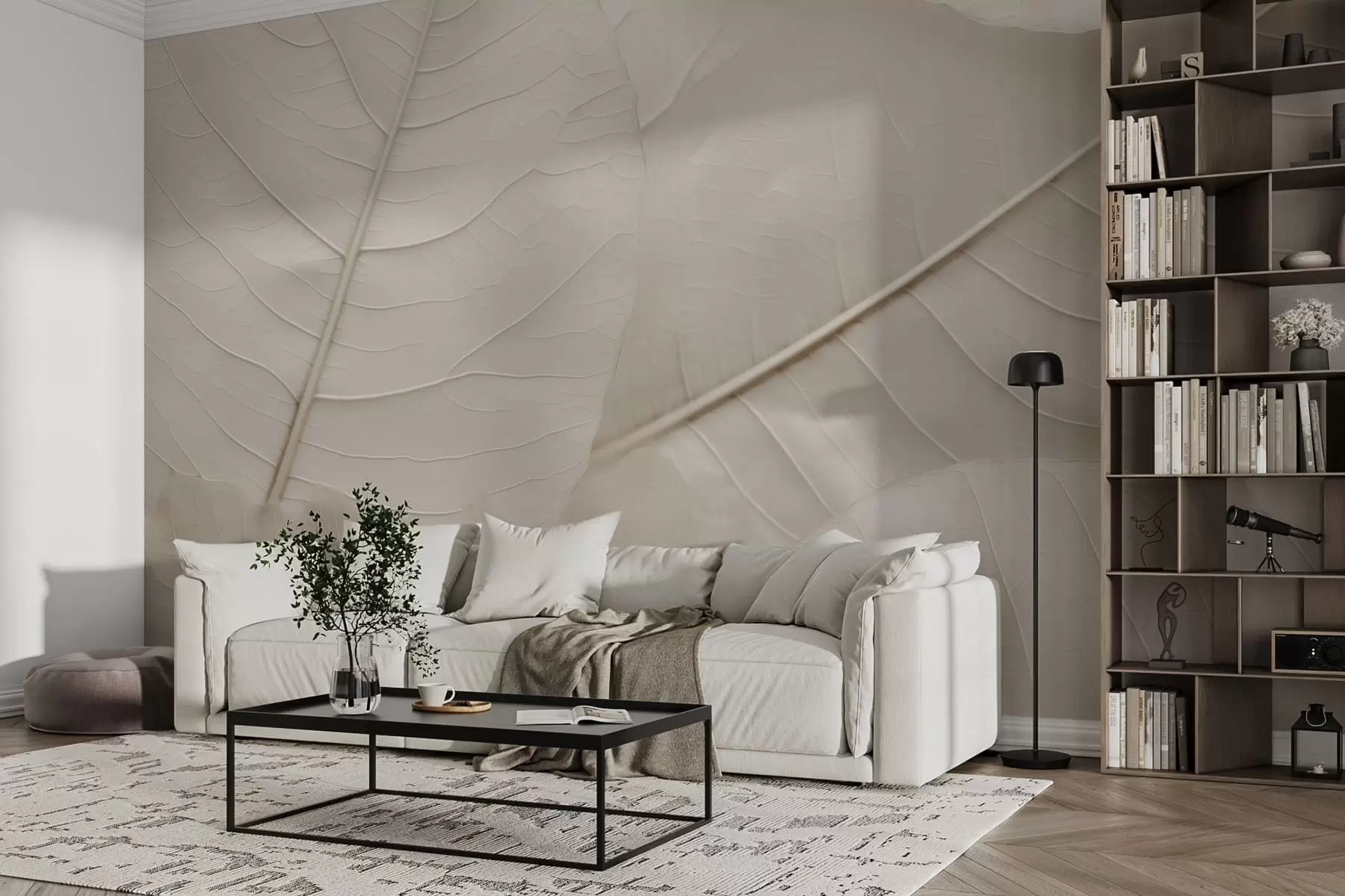 τοιχογραφίες Κομψό Φύλλο w05328