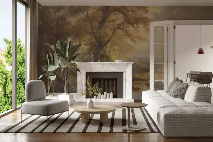 τοιχογραφίες Δάσος εποχής w05447