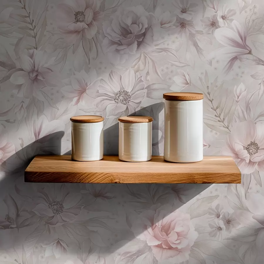 τοιχογραφίες Μοτίβο με μεγάλα, λεπτεπίλεπτα λουλούδια a01133