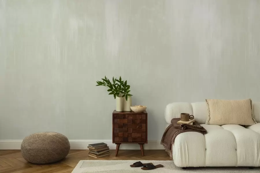 τοιχογραφίες Ανοιχτό πράσινο φόντο με ελαφριά κάθετη υφή w05121v3