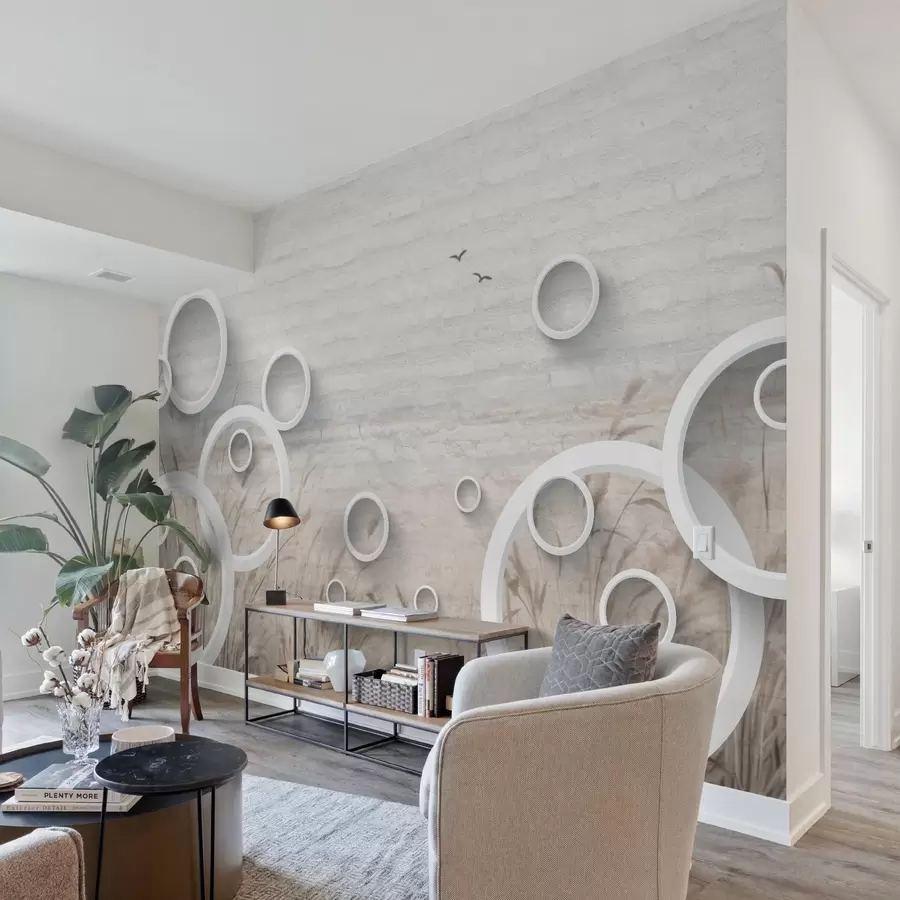 τοιχογραφίες Αφηρημένοι κύκλοι w09781