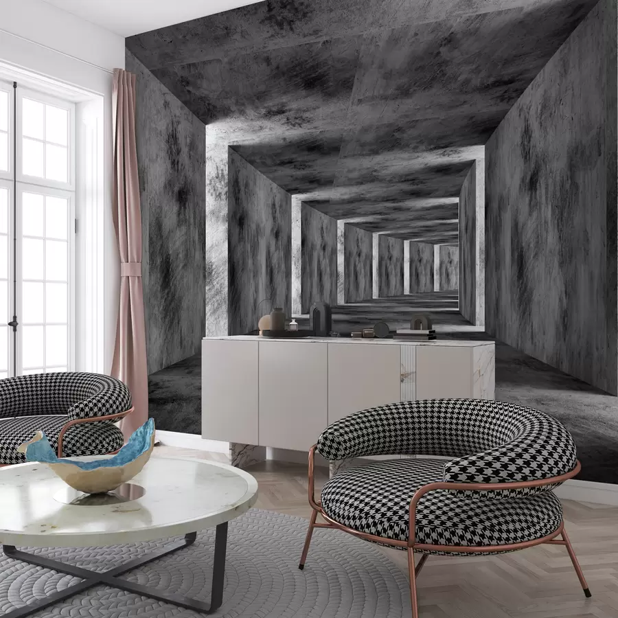 τοιχογραφίες Ξύλο, ασπρόμαυρο στυλ e u45797