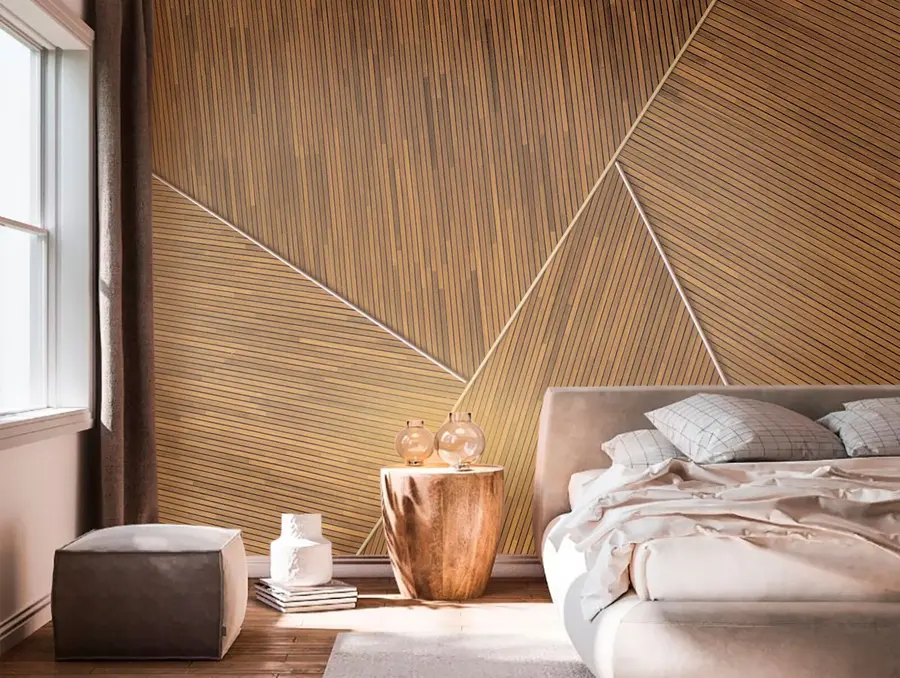 τοιχογραφίες Απομίμηση ξύλινου τοίχου u73431