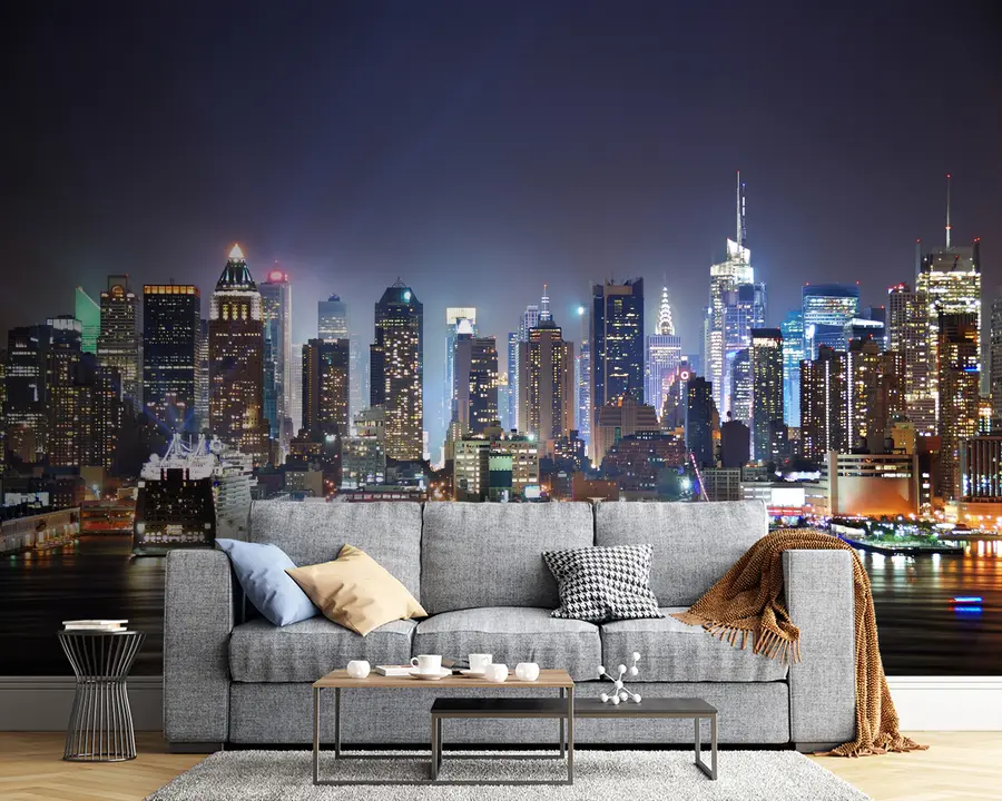 τοιχογραφίες Κτίριο, ουρανοξύστης e νερό u54515