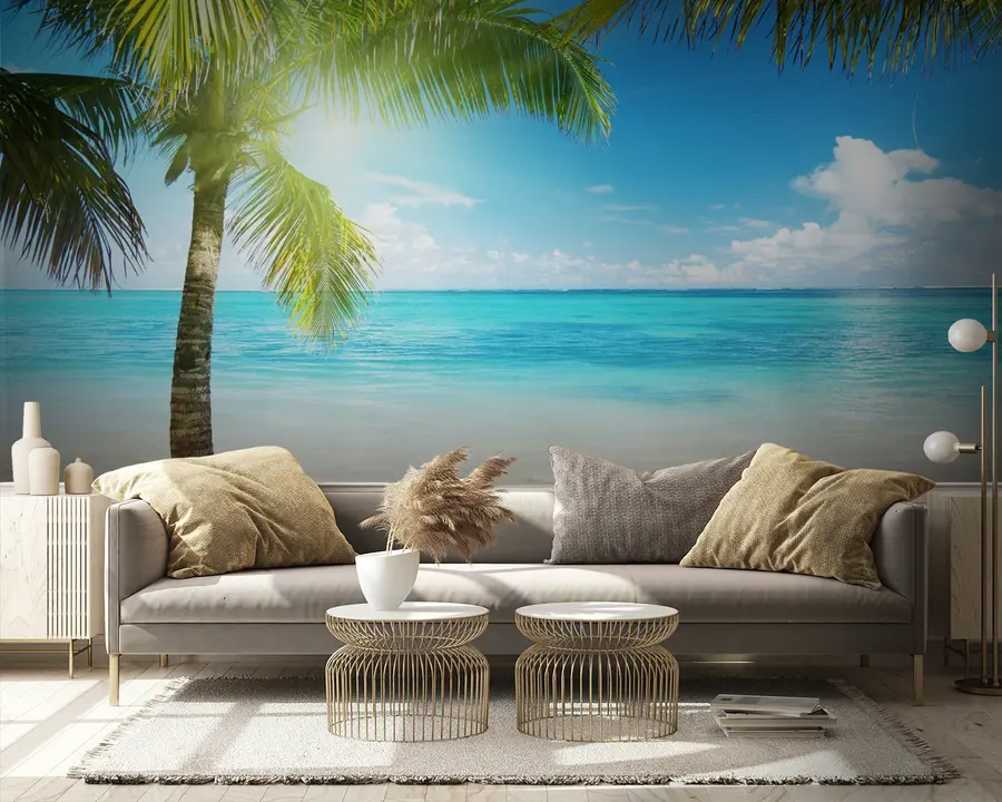 τοιχογραφίες Νερό, ουρανός και σύννεφο u57179