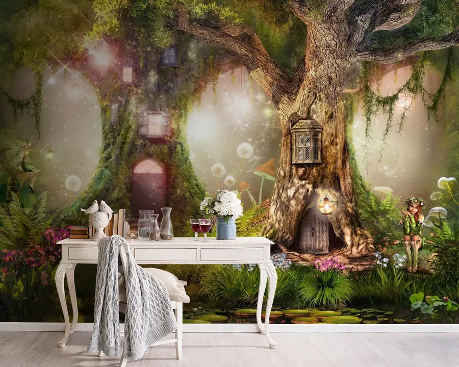 τοιχογραφίες Φυτό, φως e φυσικό τοπίο u84360